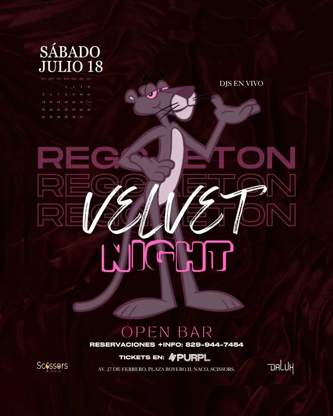 Reggaeton Velvet Night