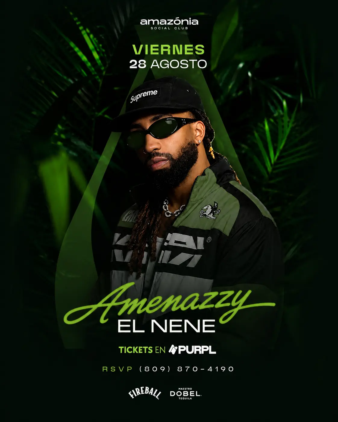 VUELVE AMENAZZY @AMAZONIA FRIDAYS 28 DE AGOSTO